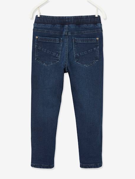 Gefütterte Jungen Jeans, Straight-Fit Oeko-Tex, Bundweite verstellbar blue black 3