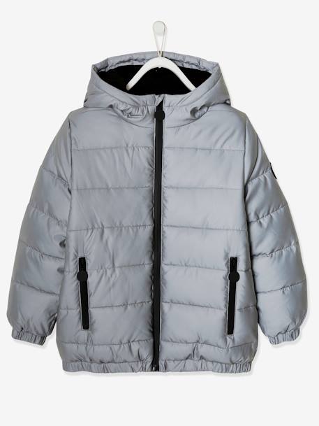 Warme Jungen Steppjacke mit Recycling-Wattierung grau 4