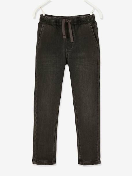 Gefütterte Jungen Jeans, Straight-Fit Oeko-Tex - blue black+dunkelgrau - 9