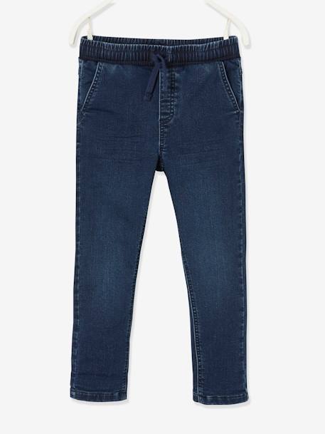 Gefütterte Jungen Jeans, Straight-Fit Oeko-Tex, Bundweite verstellbar blue black 1