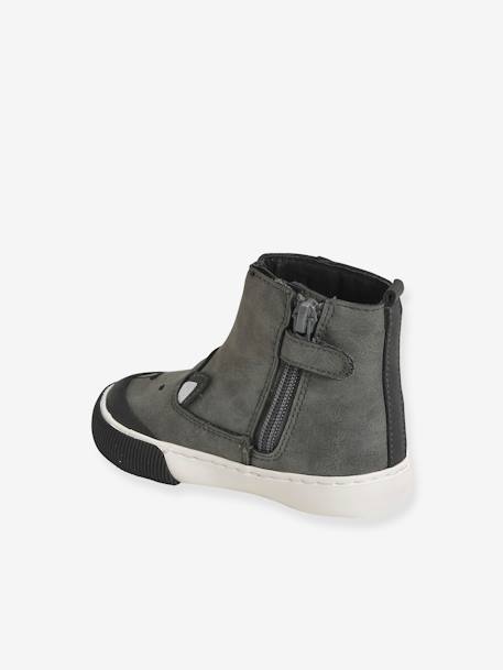 Jungen Baby Boots mit Reißverschluss - grau - 3