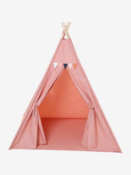 Kinder Spielzelt, Tipi FALKE - rosa+senfgelb - 5