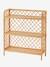 Kinderzimmer Regal mit 3 Böden, Rattan BOHO natur/rautenfrom 4