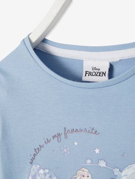 Kinder Shirt mit Elsa und Olaf Disney DIE EISKÖNIGIN 2 hellblau 3