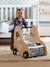 Baby Lauflernwagen mit Bremse, Holz FSC® mehrfarbig 1