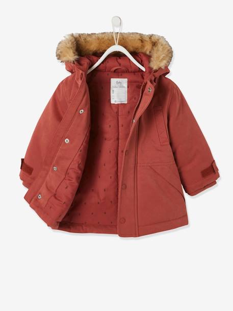 Mädchen Baby Übergangsjacke, Recycling-Polyester ziegel 2