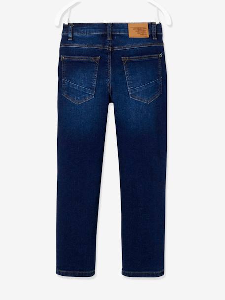 Jungen Straight-Fit-Jeans WATERLESS, Hüftweite SLIM Oeko Tex blue stone+dark blue 10