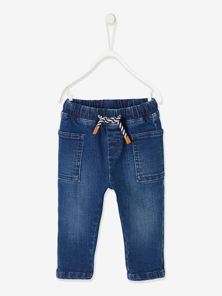 Baby Jeans, Dehnbund dark blue+double stone 2