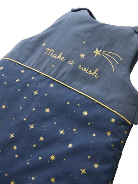 Ärmelloser Baby Winterschlafsack MAKE A WISH - marine/gold - 4