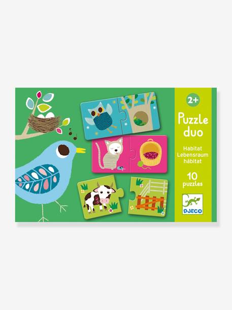 Duo-Puzzle HABITAT DJECO - mehrfarbig - 2