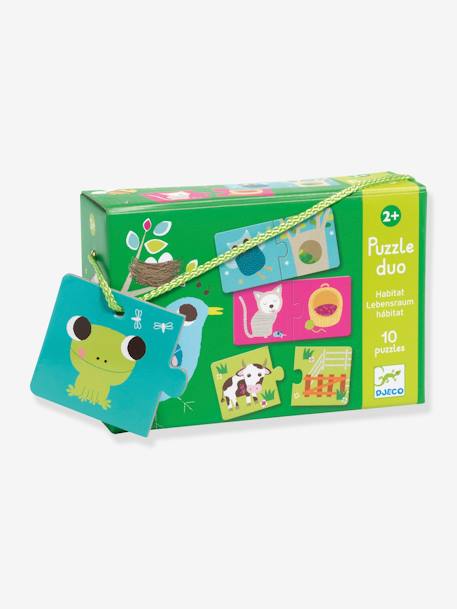 Duo-Puzzle HABITAT DJECO - mehrfarbig - 1