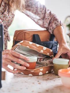 Babyartikel-Wickeltaschen -Zubehör-Kinder Lunchbag mit Reißverschluss, Baumwolle beschichtet