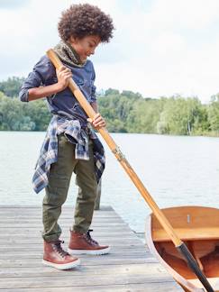 Jungenkleidung-Jungenhosen-Jungen Cargohose mit Dehnbund Oeko-Tex, Bundweite verstellbar