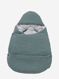 Babymode-2-in-1 Baby Ausfahrsack/Wickelunterlage, Musselin, personalisierbar