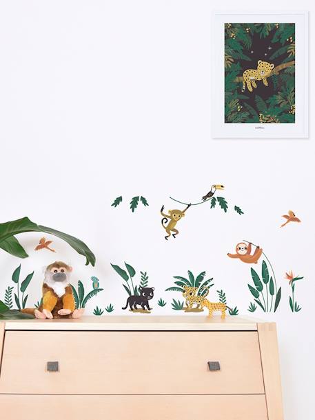 Kinderzimmer Wandsticker TIERWELT DES DSCHUNGELS LILIPINSO mehrfarbig 2