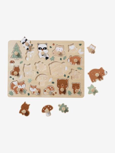 Baby Steckpuzzle GRÜNER WALD, Holz FSC® mehrfarbig 6