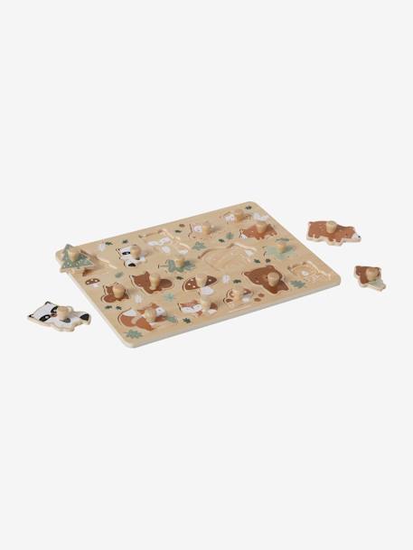 Baby Steckpuzzle GRÜNER WALD, Holz FSC® mehrfarbig 4