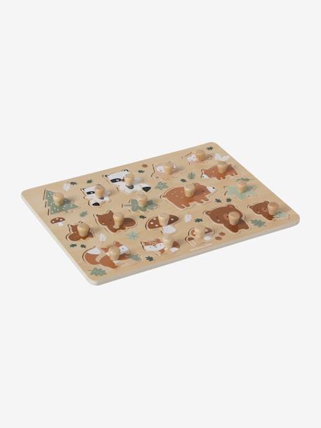 Baby Steckpuzzle GRÜNER WALD, Holz FSC® mehrfarbig 3