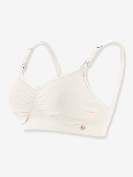 Nahtloses Still-Bustier ORGANIC CACHE COEUR - wollweiß - 3