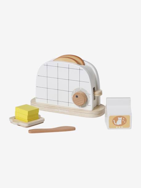 Spiel-Toaster mit Zubehör, Holz FSC® MIX - mehrfarbig - 2