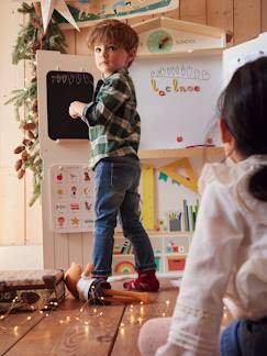 Spielzeug-Spielschule zum Aufklappen, Holz FSC®