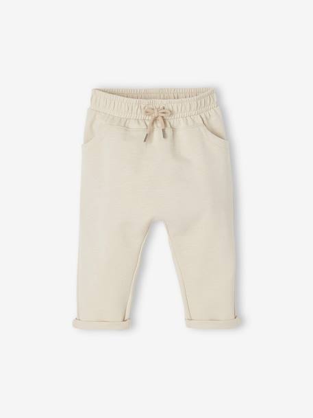 Sweathose für Jungen Baby  BASIC Oeko-Tex - dunkelblau+dunkelrosa+graublau+graugrün+hellgrau meliert+karamell+sand - 24