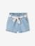 Baby Paperbag-Shorts mit Stoffgürtel bleached 1