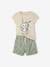 Kinder-Set: T-Shirt & Shorts Disney ARISTOCATS MARIE beige+hellkhaki 2