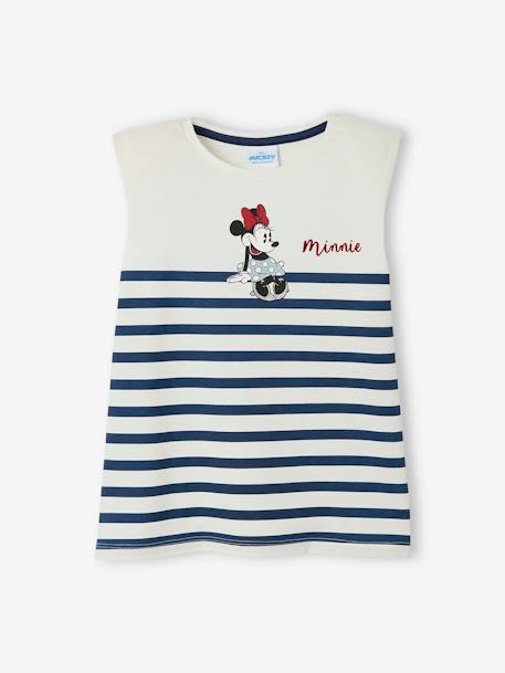 Kinder T-Shirt Disney MINNIE MAUS weiß gestreift 1