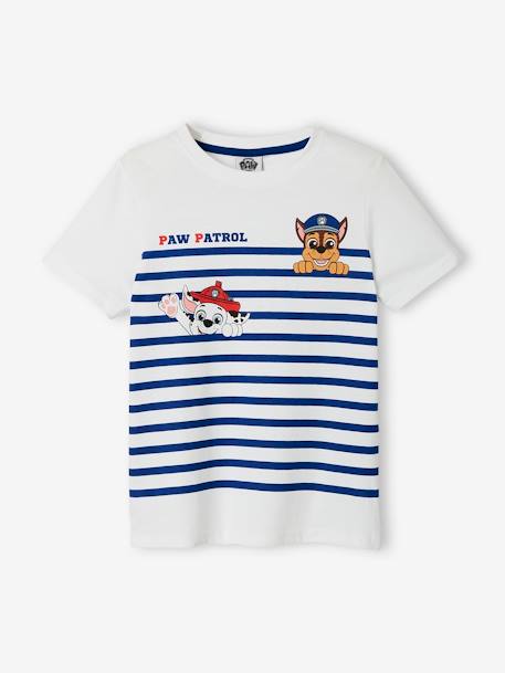 Kinder T-Shirt PAW PATROL - weiß gestreift - 1