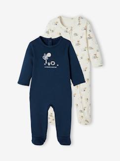 -2er-Pack Baby Strampler aus Sweatware  Oeko-Tex