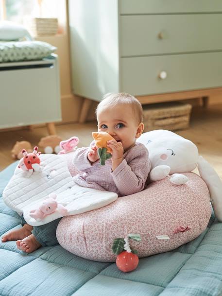 Baby Activity-Kissen blau/märchenwald+mehrfarbig/tansania+salbeigrün waldspaziergang+weiß bedruckt/rosa welt+wollweiß/grüner wald 22