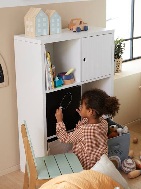 Kinderzimmer Regalelement mit 6 Fächern weiß 3