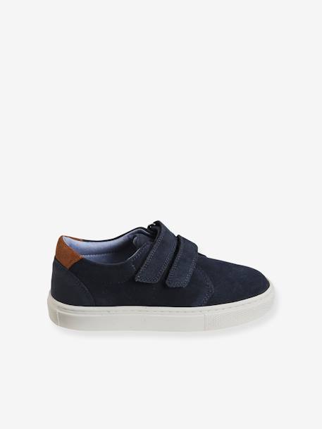 Jungen Sneakers mit Klettverschluss - camelfarben+marine/braun+marine/grün - 17