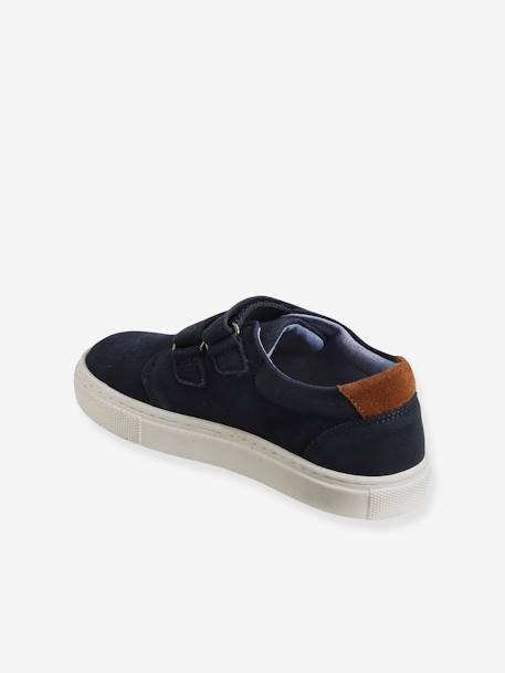 Jungen Sneakers mit Klettverschluss - camelfarben+marine/braun+marine/grün - 14