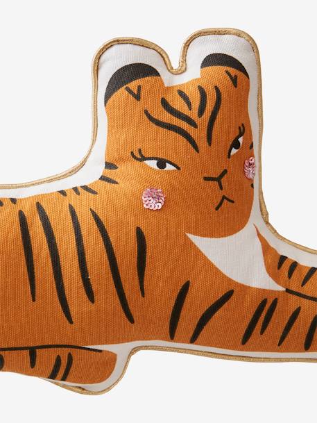 2er-Pack Kinder Kissen INDIA, Tiere grau elefant+senfgelb tiger 5