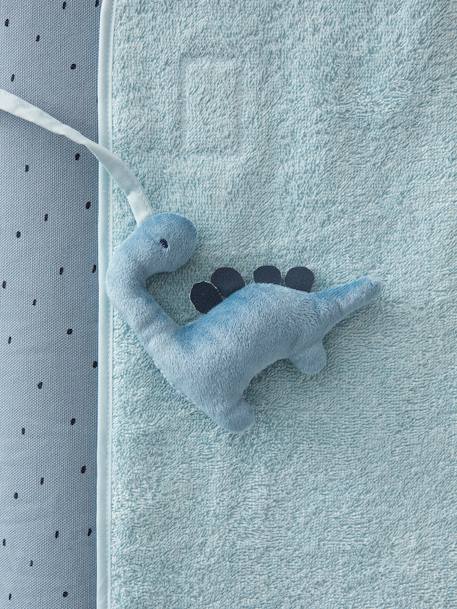 Baby Wickelauflage KLEINER DINO, personalisierbar - blau - 2