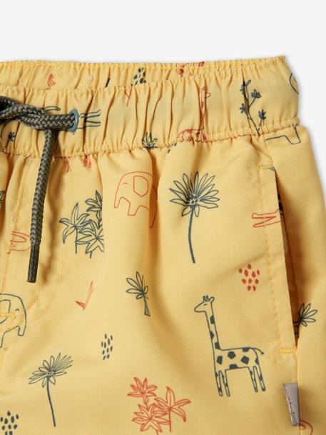 Jungen Baby Badehose Oeko-Tex gelb bedruckt 3