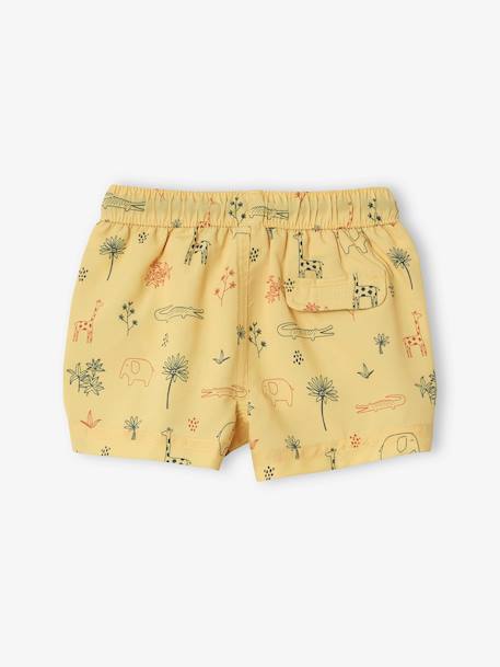 Jungen Baby Badehose Oeko-Tex gelb bedruckt 2