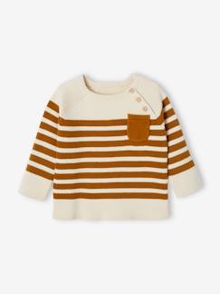 -Baby Pullover, Streifen Oeko-Tex