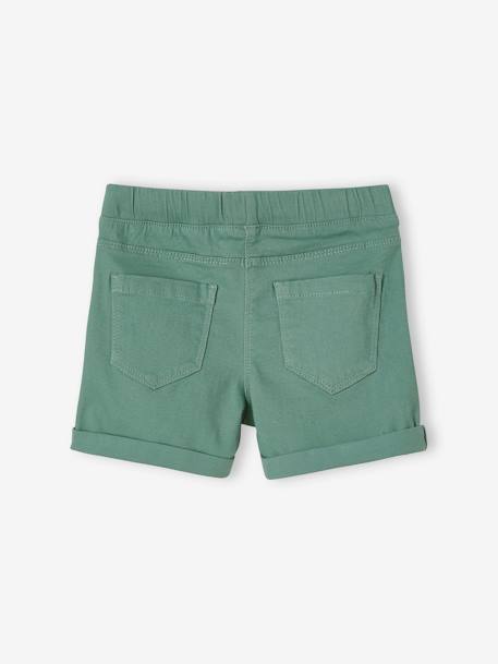 Mädchen Shorts, Makrameespitze BASIC - erdbeere+grün+pfirsich - 5