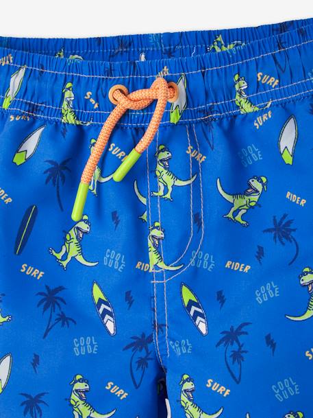 Jungen Badehose, Dino-Print Oeko-Tex - blau bedruckt - 3