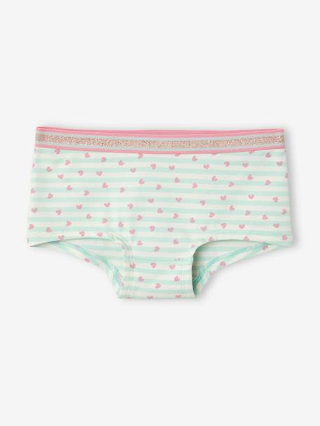 5er-Pack Mädchen Shortys Oeko-Tex - pack rosa/aqua - 2