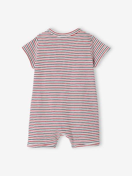 2er-Pack Jungen Baby Kurzoveralls Oeko-Tex pack wollweiß 4