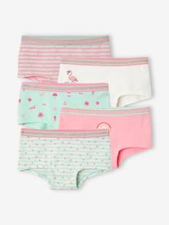 Maedchenkleidung-5er-Pack Mädchen Shortys Oeko-Tex