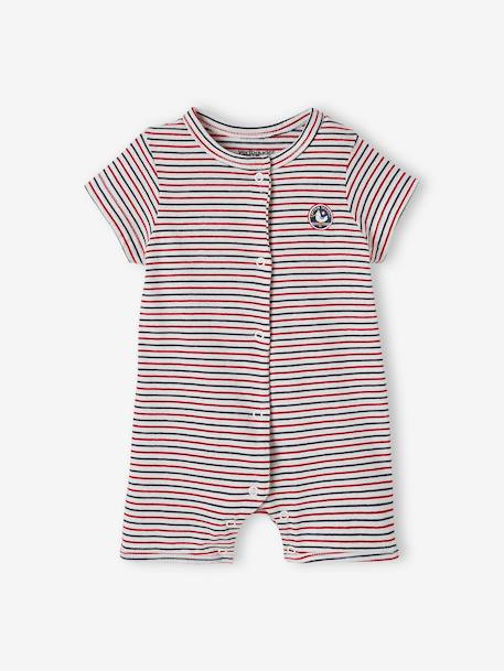 2er-Pack Jungen Baby Kurzoveralls Oeko-Tex - pack wollweiß - 2