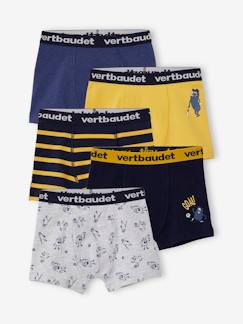 Jungenkleidung-Unterwäsche & Socken-Unterhosen & Boxershorts-5er-Pack Jungen Boxershorts, Monster Oeko-Tex