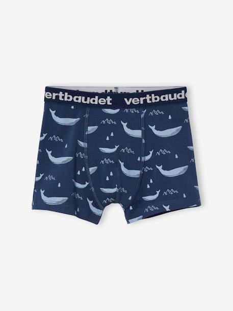 5er-Pack Jungen Boxershorts, Wale Oeko-Tex - pack blau - 4