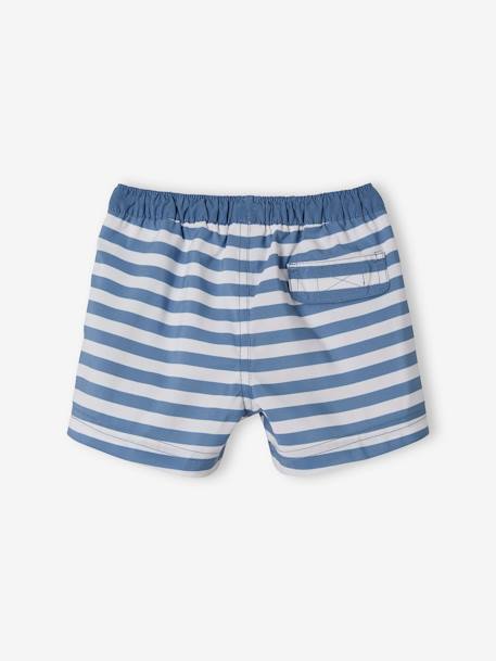 Baby Badehose mit Surfermotiv blau gestreift 4