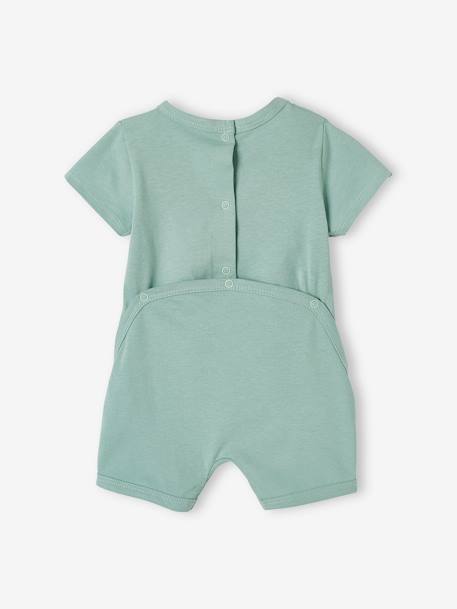 2er-Pack Jungen Baby Kurzoveralls Oeko-Tex pack aquamarin 2